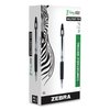 Zebra Pen Pen, Ballpoint, Retractable, 1.0mm, Blk, PK12 22410